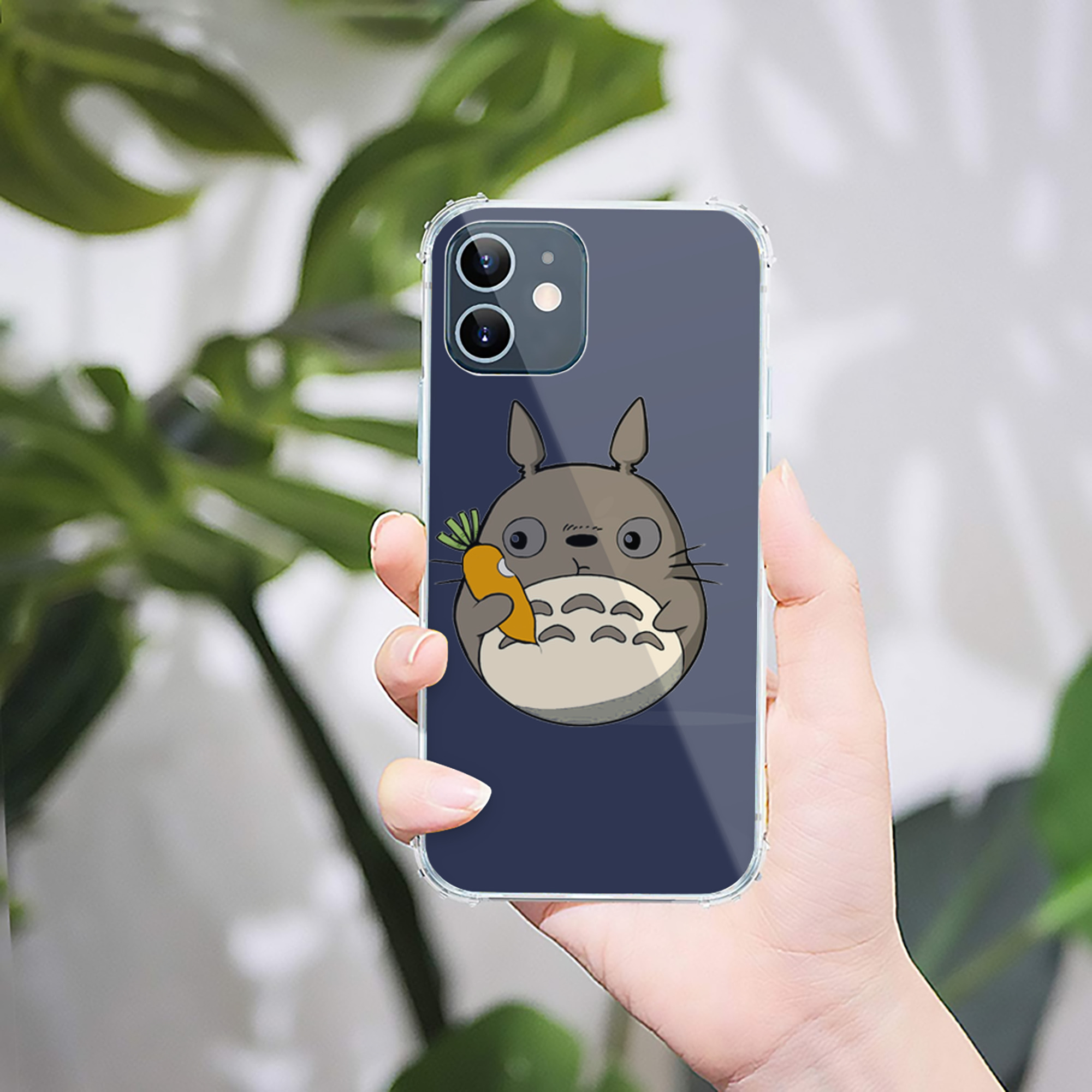 （画像用） となりのトトロ 草壁メイ 草壁サツキ My Neighbor Totoro Satsuki Kusakabe Mei Kusakabe 【iPhone 12シリーズ対応】透明スマホケース（クリアソフトケース）